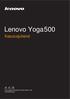 Lenovo Yoga 500. Kasutusjuhend. Enne seadme kasutamist tutvuge ohutus- ning kasutusjuhistega.