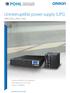 Uninterruptible power supply (UPS) S8BA & BU_2RWL series