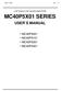 MC40P5X01 SERIES USER`S MANUAL