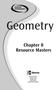 Geometry. Chapter 8 Resource Masters