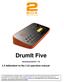 DrumIt Five. Operating System 1.3X. 1.3 Addendum to the 1.2x operation manual
