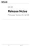 IOI SD. Release Notes. Firmware Version