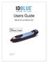 Users Guide. IDBLUE.HF and IDBLUE.UHF. IDBLUE Support
