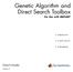 Genetic Algorithm and Direct Search Toolbox For Use with MATLAB