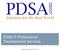 PDSA IT Professional Development Services