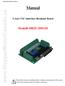 Manual 5 Axis CNC Interface Breakout Board Model#-DB25-1R5AM
