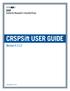 CRSPSift USER GUIDE. Version