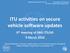 ITU activities on secure vehicle software updates