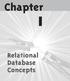 Chapter. Relational Database Concepts COPYRIGHTED MATERIAL