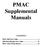 PMAC Supplemental Manuals