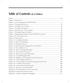 Table of Contents at a Glance