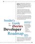 Developer Roadmap. iseries. Insider's to the. Guide. Applying IBM's iseries Developer Roadmap: IBM Stage 1: Improve Your Productivity