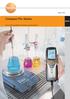 testo 735 Compact Pro Series NEW! The working standard for temperature measurements