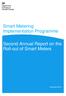 Smart Metering Implementation Programme. Second Annual Report on the Roll-out of Smart Meters