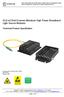 SLD-mCS/sCS-series Miniature High Power Broadband Light Source Modules
