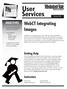 User Services. WebCT Integrating Images OBJECTIVES