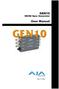 GEN10. HD/SD Sync Generator. User Manual