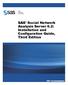 SAS. Social Network Analysis Server 6.2: Installation and Configuration Guide, Third Edition. SAS Documentation