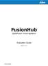 FusionHub. Evaluation Guide. SpeedFusion Virtual Appliance. Version Peplink