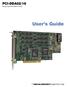 PCI-DDA02/16 Analog Output and Digital I/O User's Guide
