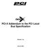 PCI-X Addendum to the PCI Local Bus Specification. Revision 1.0a