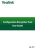 Yealink Configuration Encryption Tool User Guide
