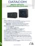 DMSwitch 4000 Series L2/L3/MPLS Modular Metro Ethernet Switch