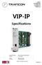 VIP-IP Specifications