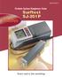 Bulletin No Portable Surface Roughness Tester. Surftest SJ-201P. Smart tool in the workshop