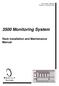 3500 Monitoring System Rack Installation and Maintenance Manual