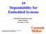 19 Dependability for Embedded Systems