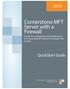 Cornerstone MFT Server with a Firewall