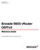 Brocade 5600 vrouter OSPFv3