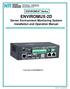 ENVIROMUX-2D Server Environment Monitoring System Installation and Operation Manual