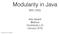 Modularity in Java. With OSGi. Alex Docklands.LJC January Copyright 2016 Alex Blewitt