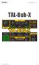TAL-Dub-X TAL Software GmbH TAL-Dub-X. TAL Software GmbH /9
