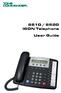 8610 / 8620 ISDN Telephone User Guide