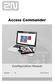 Access Commander. Configuration Manual. Version: 1.5.