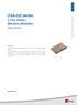 LISA-U2 series. 3.75G HSPA+ Wireless Modules. Data Sheet. locate, communicate, accelerate. Abstract