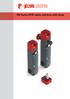 NG Series RFID safety switches with block