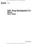 SAS Drug Development 3.4