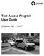 Taxi Access Program User Guide. Effective Feb. 1, 2017