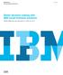 Better decision making with IBM social business solutions