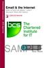 Cheltenham Courseware BCS Approved.  & the Internet ECDL 5.0 BCS UK Edition - Level 1 Microsoft Office 2007 Edition SAMPLE
