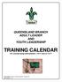 QUEENSLAND BRANCH ADULT LEADER AND YOUTH LEADERSHIP TRAINING CALENDAR