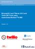 Microsoft Lync Server 2013 and Twilio SIP Trunk using AudioCodes Mediant E-SBC