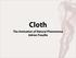 Cloth The Animation of Natural Phenomena Adrien Treuille