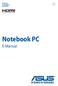 E10114 First Edition April 2015 Notebook PC