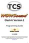Electric Version 1. Programming Guide