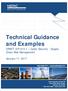 Technical Guidance and Examples